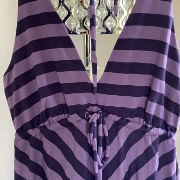 Ella Moss purple halter dress Size M openback,high/low midi💖good used condition - Picture 9 of 10